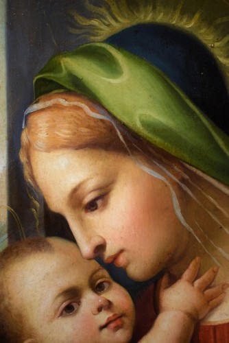 Antiquités - Madonna and Child - Emilian Master of the 18th century